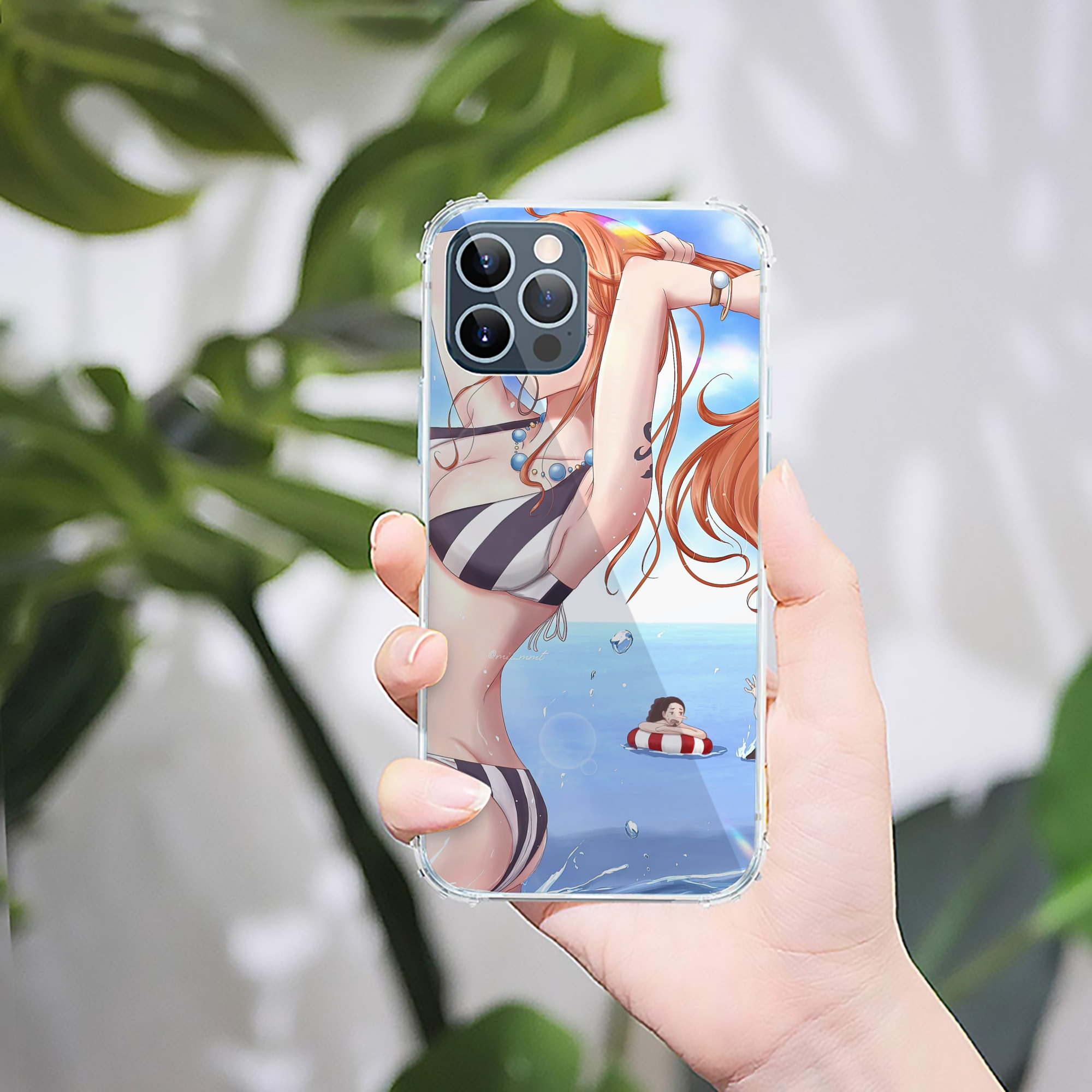 （画像用） ワンピース ONE PIECE 【iPhone 12シリーズ対応】透明スマホケース（クリアソフトケース）